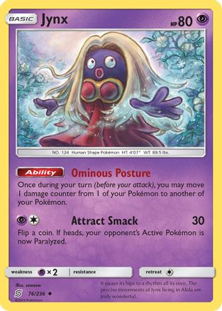 Jynx 076  SM  Unified Minds - Uncommon