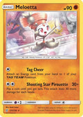 Meloetta 123  - Reverse Holofoil SM  Unified Minds - Rare