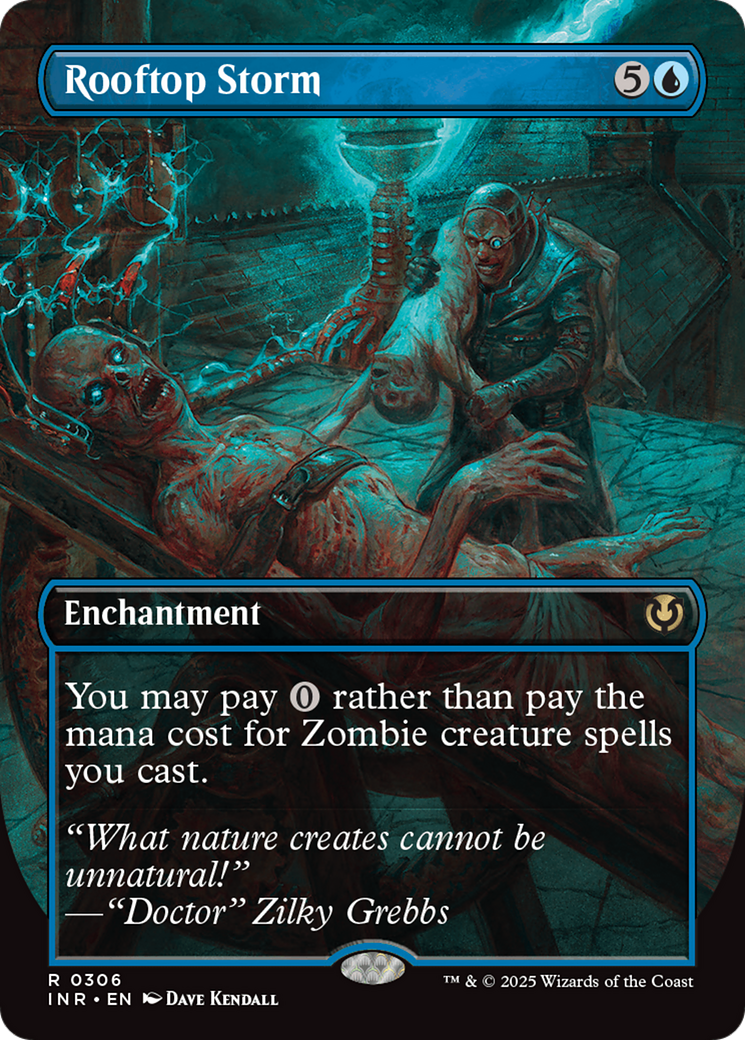 Rooftop Storm (Borderless) (INR-306) - Innistrad Remastered: (enchantment)