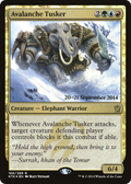 Avalanche Tusker (PRE-166) - Khans of Tarkir Promos Foil