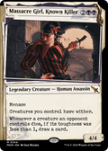 Massacre Girl, Known Killer (Showcase) (MKM-344) - Murders at Karlov Manor: (Showcase) Foil
