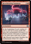 Reverberating Summons (TDM-117) - Tarkir: Dragonstorm: (enchantment) Foil
