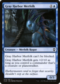 Gray Harbor Merfolk (CLB-075) - Commander Legends: Battle for Baldur's Gate Foil