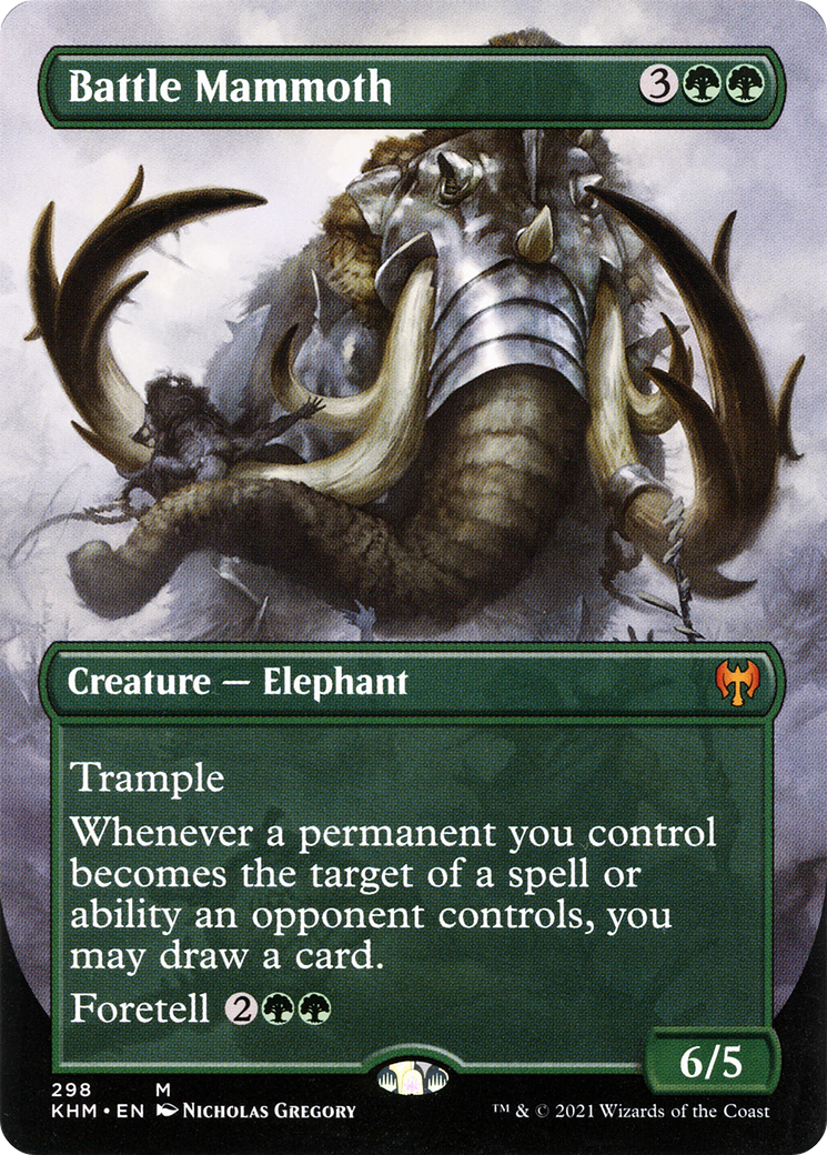 Battle Mammoth (Borderless) (KHM-298) - Kaldheim