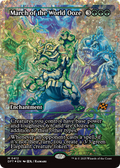 March of the World Ooze (Showcase) (Fracture Foil) (DFT-412) - Aetherdrift: (Showcase, enchantment) Foil