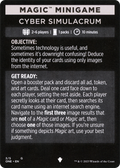 Cyber Simulacrum // Cyber Simulacrum (cont'd) (MONE-003) - Phyrexia: All Will Be One Minigames Foil