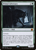 Primal Adversary (PPMID-194P) - Innistrad: Midnight Hunt Promos Foil