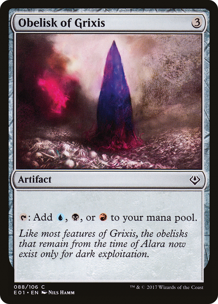 Obelisk of Grixis (AC2-088) - Archenemy: Nicol Bolas