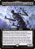Myojin of Grim Betrayal (Extended Art) (NEC-055) - Neon Dynasty Commander: (Extended Art)