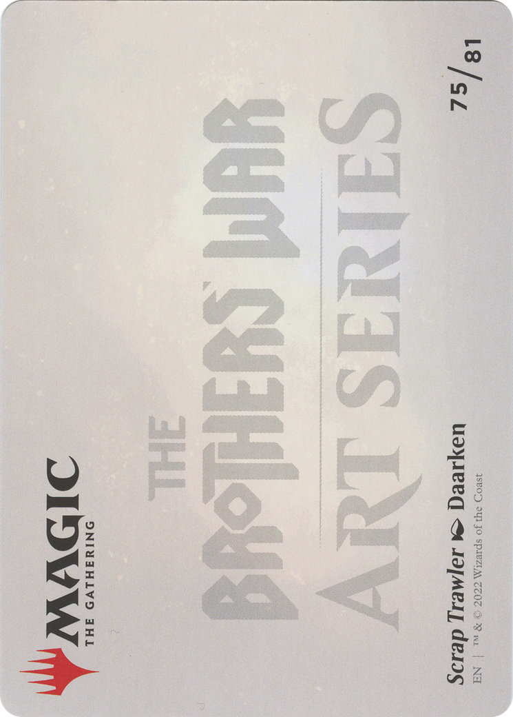 Scrap Trawler // Scrap Trawler (ABRO-075) - The Brothers' War Art Series (Borderless) Foil