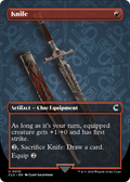 Knife (Borderless) (CLU-010) - Ravnica: Clue Edition