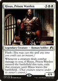 Hixus, Prison Warden (PRE-019) - Magic Origins Promos Foil