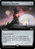 Darksteel Monolith (Extended Art) (CMM-778) - Commander Masters: (Extended Art) Foil