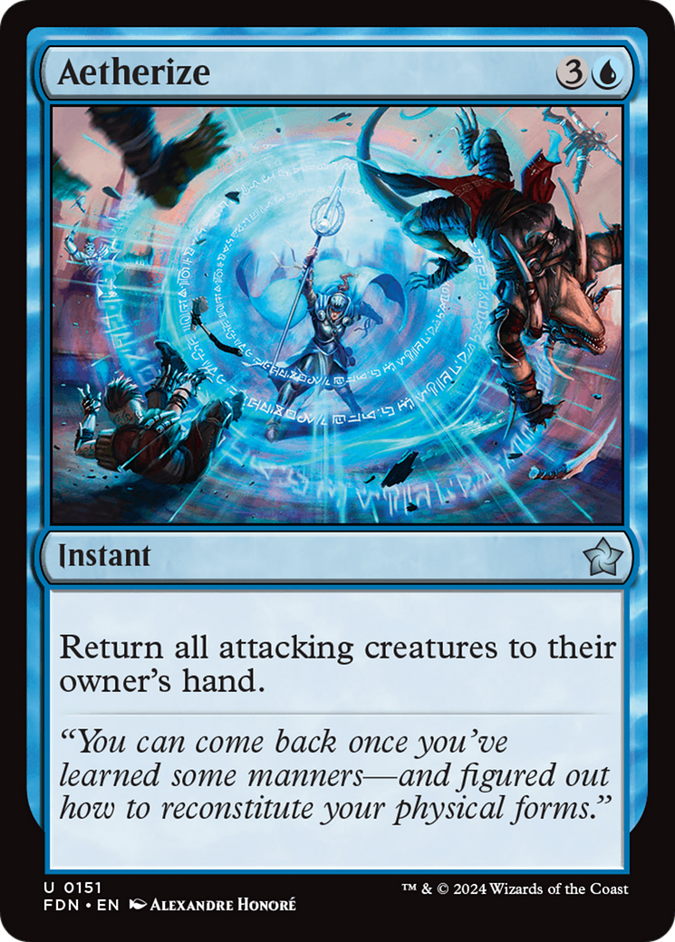 Aetherize (FDN-151) - Foundations Foil