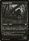 Snarling Wolf (199) (DBL-199) - Innistrad: Double Feature