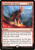 Commune with Lava (C20-149) - Commander 2020