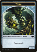 Wurm (Deathtouch) // Goat Double-sided Token (C14-32 // 3) - Commander 2014 Tokens