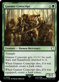Gunner Conscript (Surge Foil) (PIP-605) - Fallout Foil