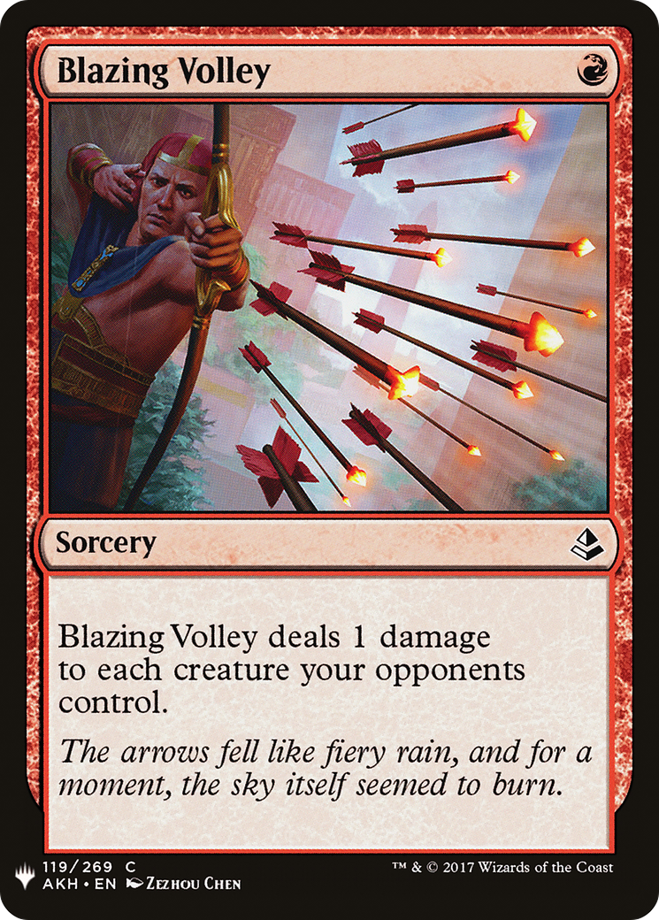Blazing Volley (LIST-119) - The List