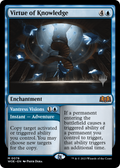 Virtue of Knowledge (PPWOE-076) - Wilds of Eldraine Promos