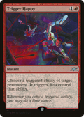 Trigger Happy (Galaxy Foil) (UNF-411) - Unfinity Foil