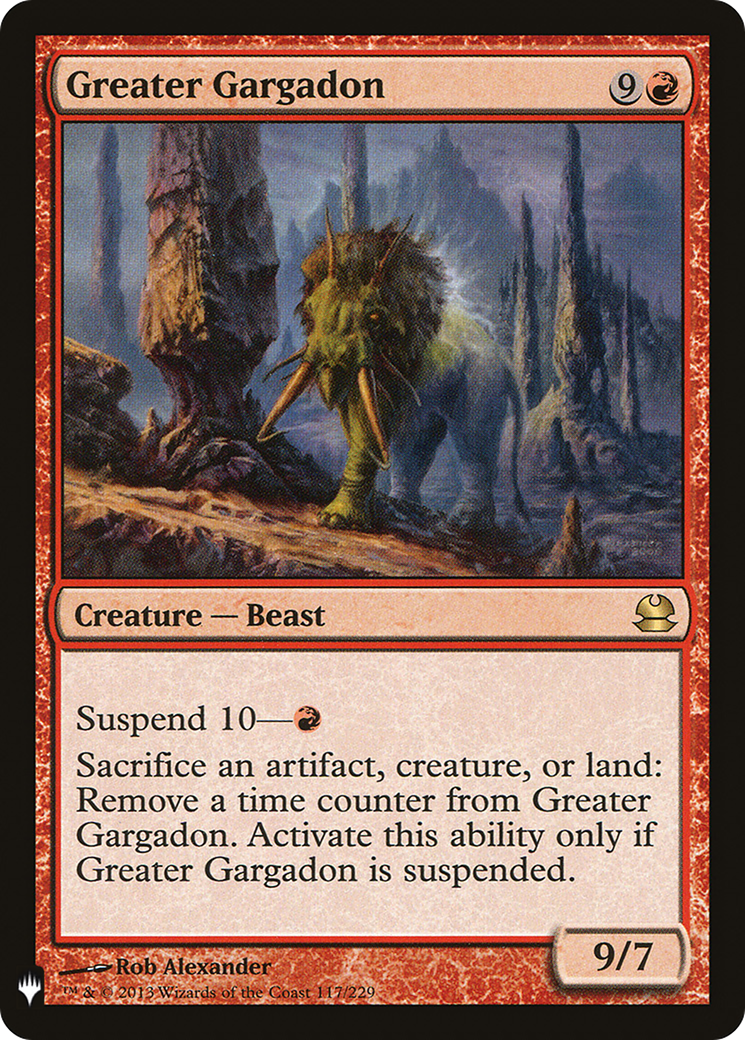 Greater Gargadon (LIST-117) - The List
