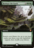 Reshape the Earth (Extended Art) (CMR-683) - Commander Legends: (Extended Art)