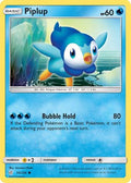 Piplup 054  - Reverse Holofoil SM  Cosmic Eclipse - Common