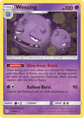 Weezing 077  - Reverse Holofoil SM  Cosmic Eclipse - Rare