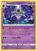 Lunala 102  - Reverse Holofoil SM  Cosmic Eclipse - Holo Rare