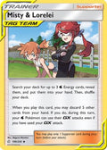 Misty & Lorelei 199  - Reverse Holofoil SM  Cosmic Eclipse - Uncommon