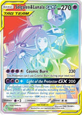 Solgaleo & Lunala GX (Secret)  - Holofoil SM  Cosmic Eclipse - Secret Rare