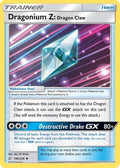 Dragonium Z: Dragon Claw 190  SM  Cosmic Eclipse - Uncommon