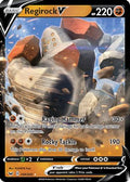 Regirock V 104  - Holofoil SWSH01 Sword & Shield Base Set - Ultra Rare