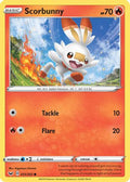 Scorbunny (031) (031) 031  - Reverse Holofoil SWSH01 Sword & Shield Base Set - Common