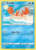 Krabby (043) (043) 043  - Reverse Holofoil SWSH01 Sword & Shield Base Set - Common