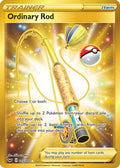 Ordinary Rod (Secret) 215  - Holofoil SWSH01 Sword & Shield Base Set - Secret Rare