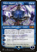 Teferi, Master of Time (Showcase) (292) (M21-292) - Core Set 2021: (Showcase) Foil