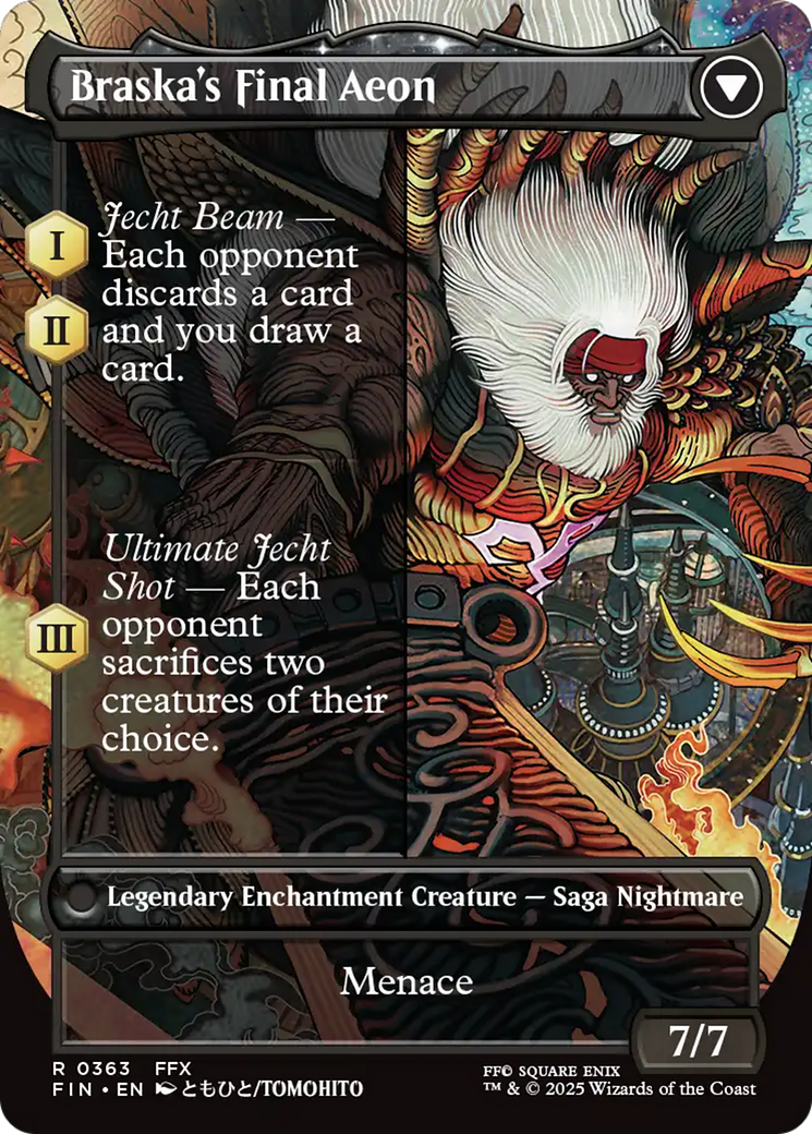 Jecht, Reluctant Guardian (Borderless) (FIN-363) - FINAL FANTASY: (enchantment) Foil