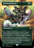 Doubling Season (Borderless) (2XM-350) - Double Masters (Borderless) Foil