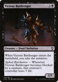 Vicious Battlerager (CLB-155) - Commander Legends: Battle for Baldur's Gate Foil