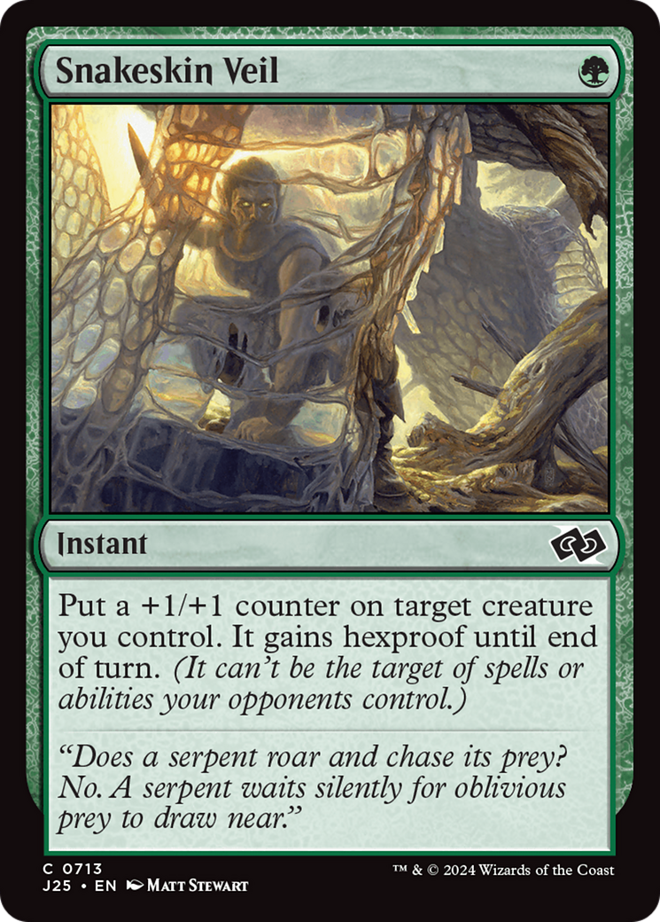 Snakeskin Veil (J25-713) - Foundations Jumpstart