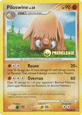 Piloswine - 46/100 (Prerelease)/100  Nintendo Promos - Promo