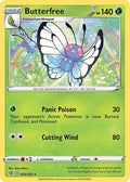 Butterfree 003  - Reverse Holofoil SWSH02 Rebel Clash - Rare