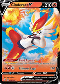 Cinderace V 035  - Holofoil SWSH02 Rebel Clash - Ultra Rare
