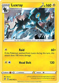 Luxray 062  - Holofoil SWSH02 Rebel Clash - Holo Rare