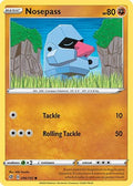 Nosepass/192  - Reverse Holofoil SWSH02 Rebel Clash - Common