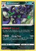 Grimmsnarl 125  - Holofoil SWSH02 Rebel Clash - Holo Rare