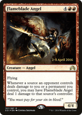 Flameblade Angel (PRE-157) - Shadows over Innistrad Promos Foil