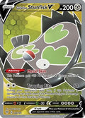 Galarian Stunfisk V (Full Art) 184  - Holofoil SWSH03 Darkness Ablaze - Ultra Rare